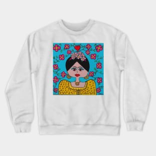 Fridi Divina Amarillo Crewneck Sweatshirt